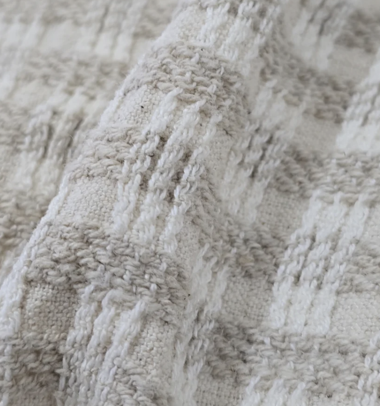 Arlo Waffle Weave Throw – Natural | 150x200cm
