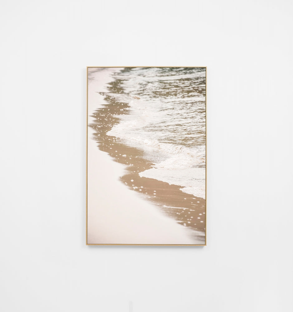 Softly Seaside Framed Canvas Artwork 82x122cm
