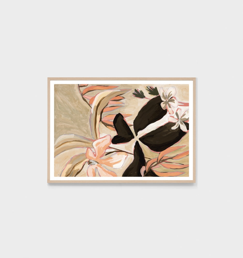 Summer In The Tropics Framed Print Artwork 87x122cm