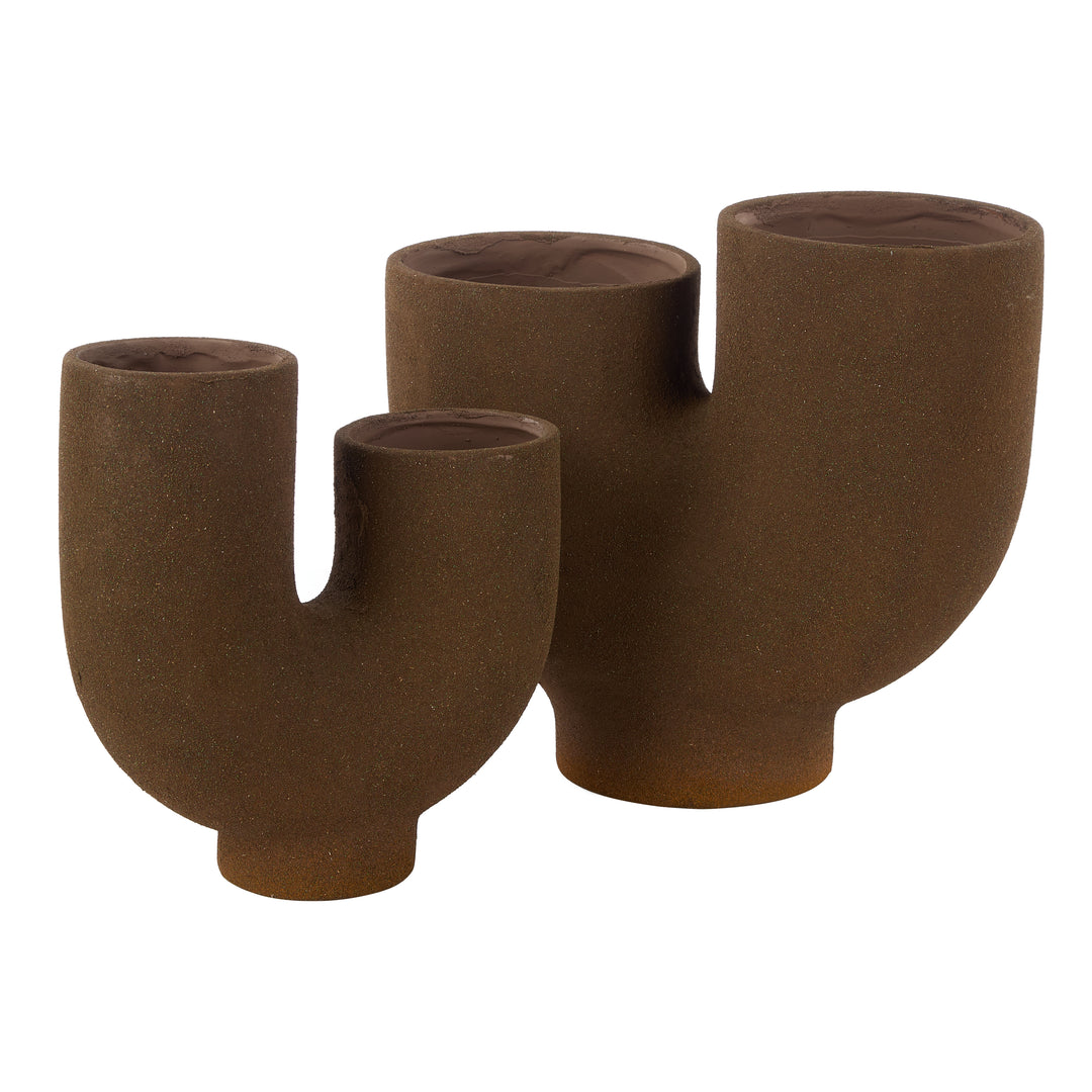 Harrow Vase – Earthstone (29x13x29cm)