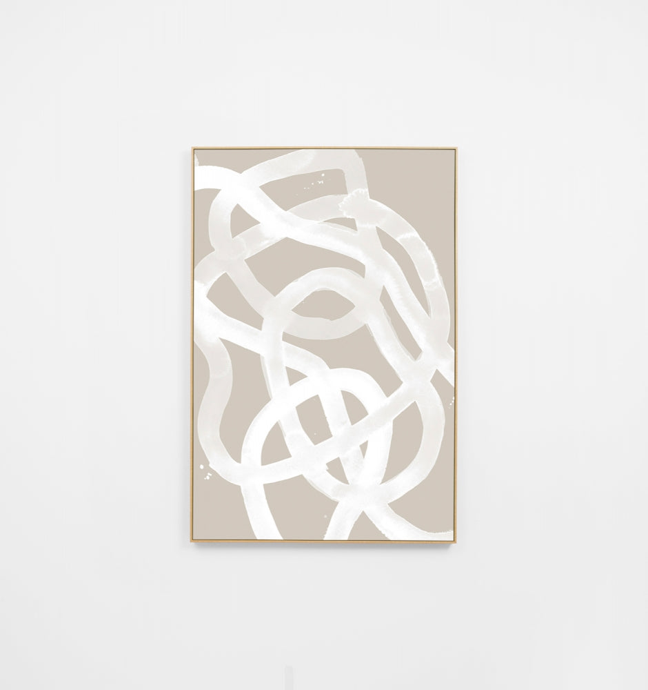 Linear Tangle  – Canvas Artwork 100x150cm