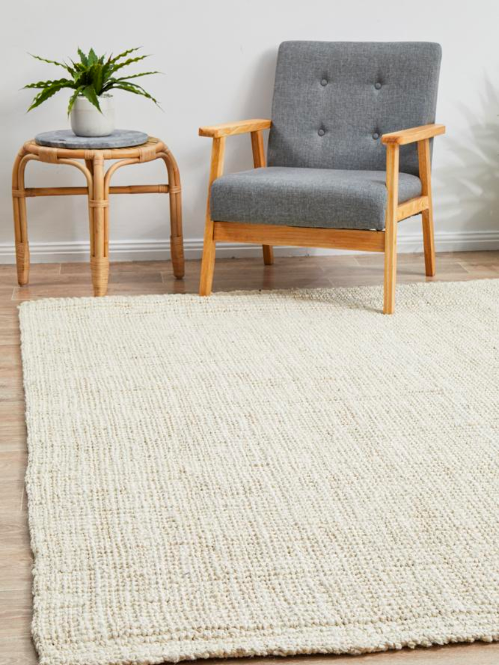 Atrium Barker Bleach M Rug | FACTORY SECOND – M+B Interiors