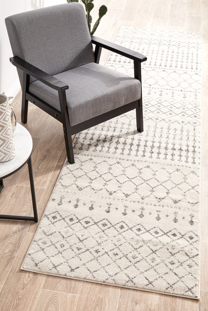 Silver Runner Rug Adelaide Silver Runner Rug – M+B Interiors