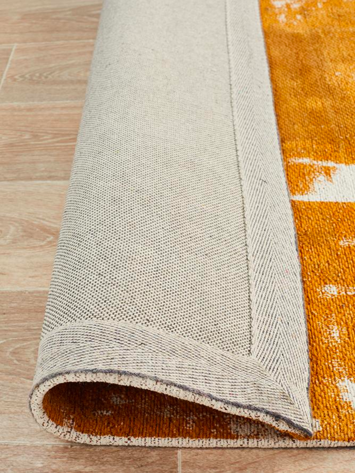 Magnolia L Mustard Rug | FACTORY SECOND