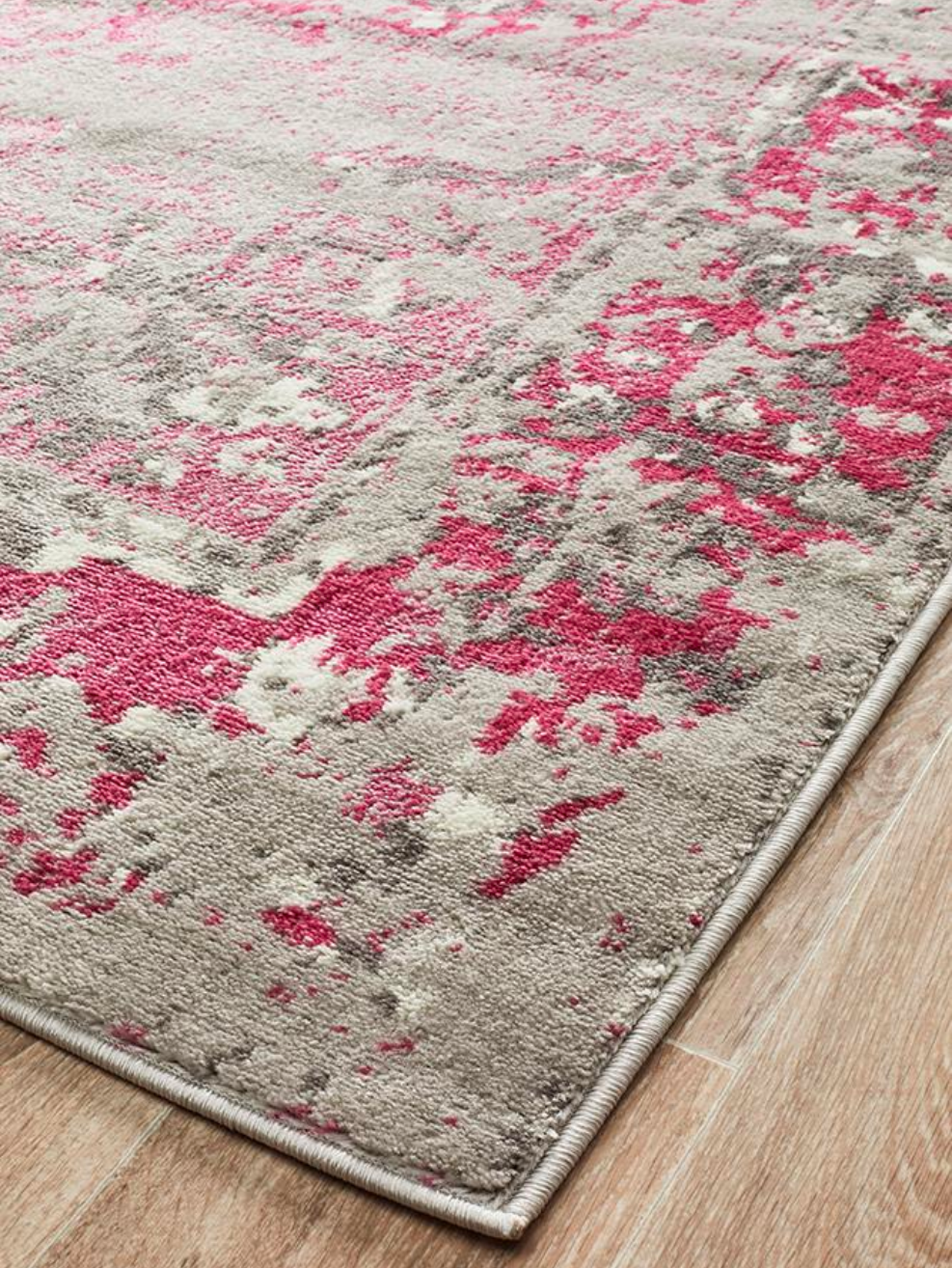 Fuchsia Rug Abstract Metro Fuchsia XL Rug | FACTORY SECOND – M+B Interiors